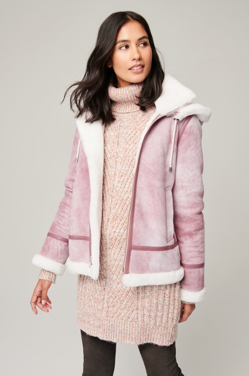 Women's Special Edition B-3 Bomber Fur & Shearling Jacket