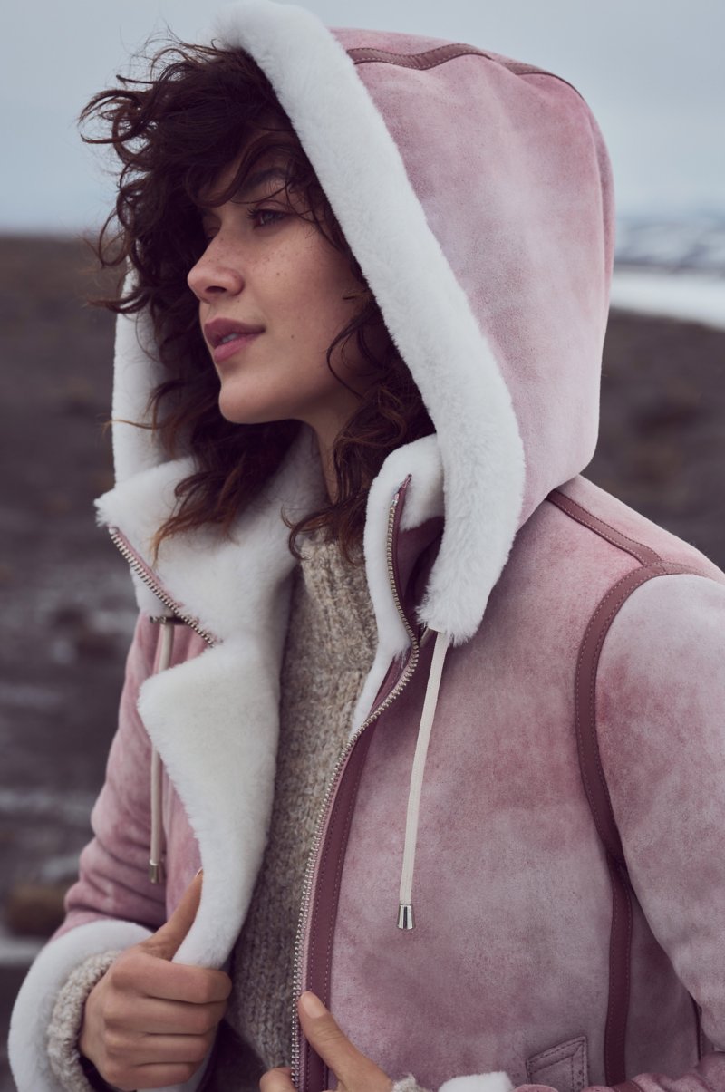 Women's Special Edition B-3 Bomber Fur & Shearling Jacket