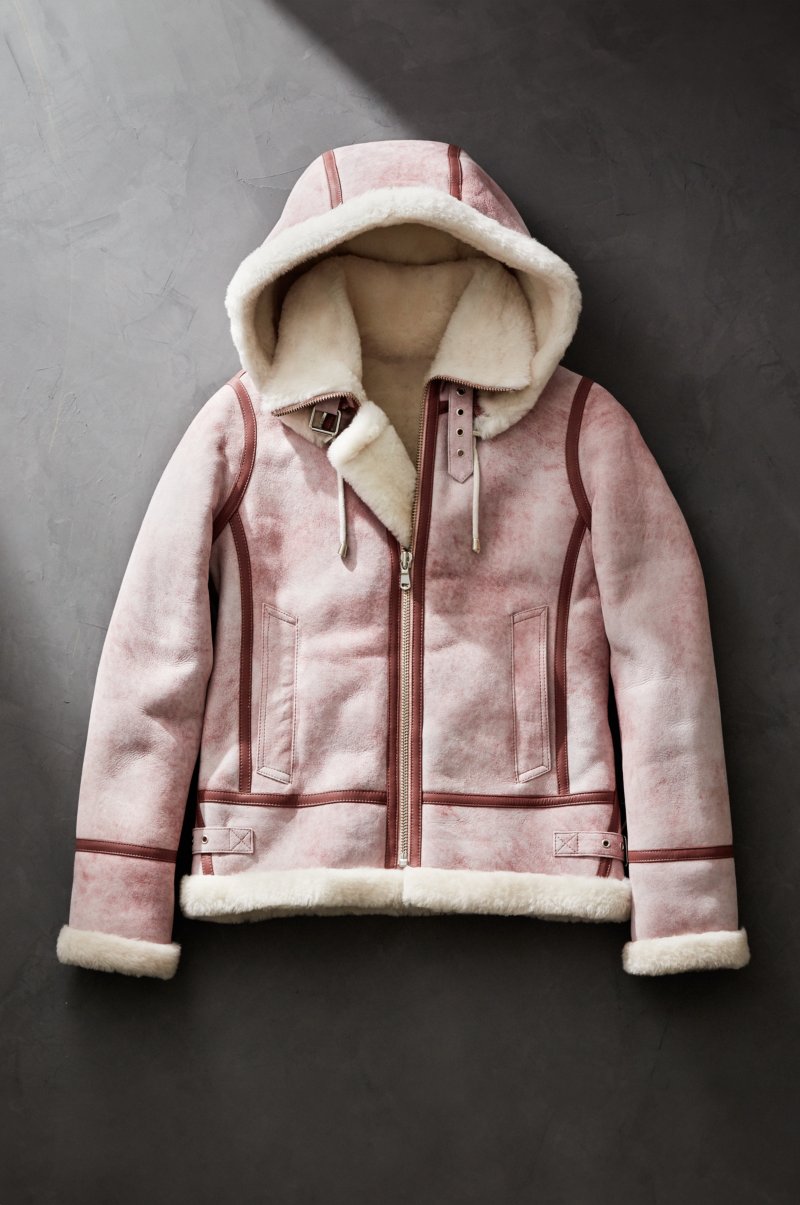 Women's Special Edition B-3 Bomber Fur & Shearling Jacket