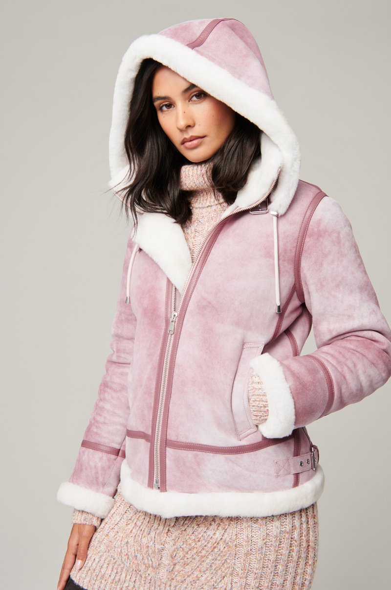 Women's Special Edition B-3 Bomber Fur & Shearling Jacket