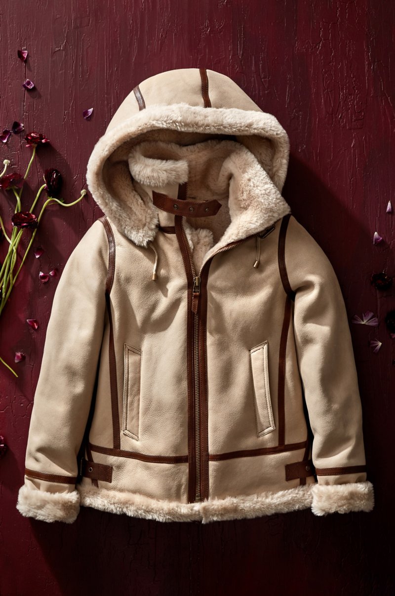 Women's Special Edition B-3 Bomber Sheepskin Fur & Shearling Jacket
