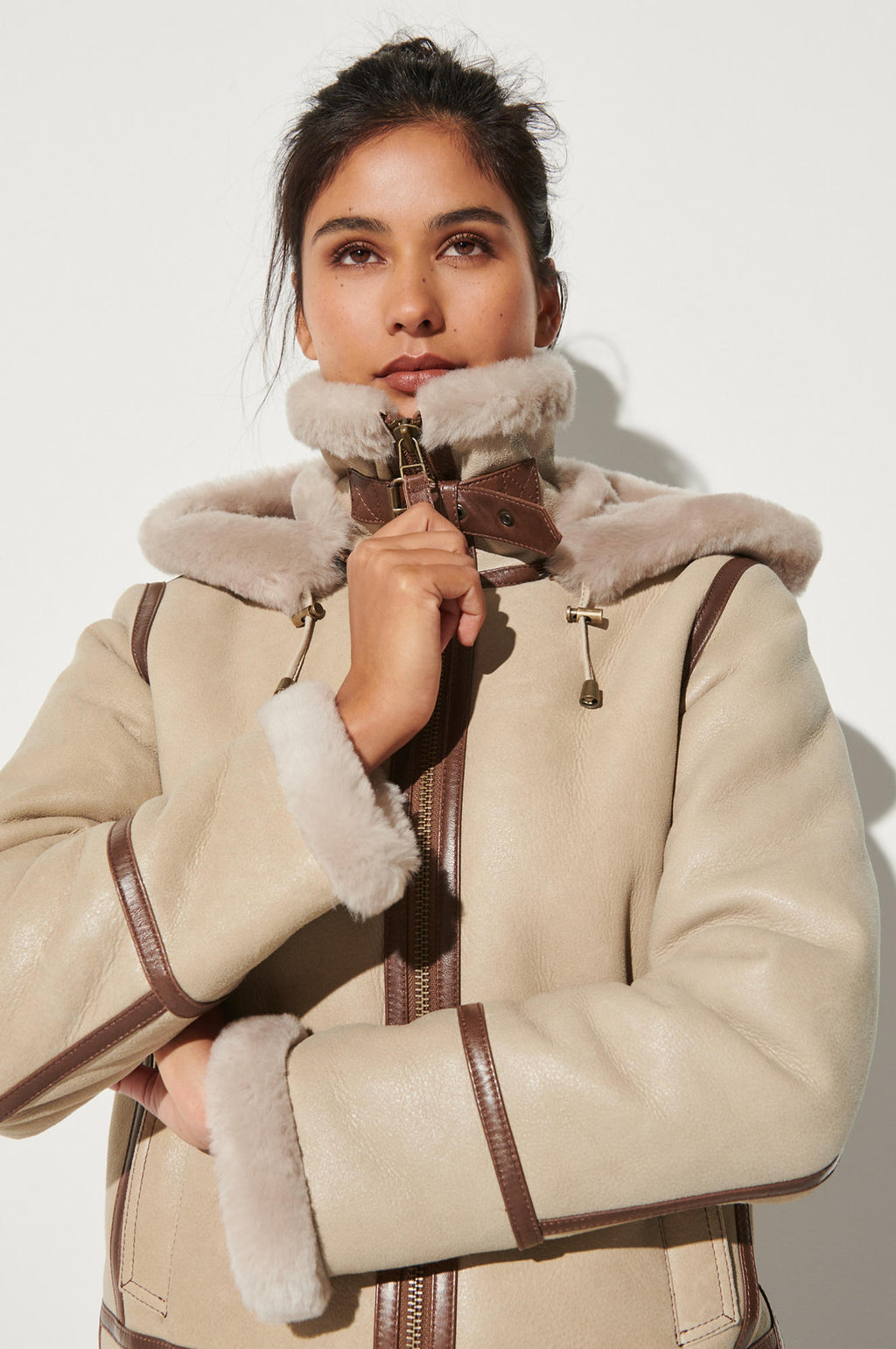 Women's Special Edition B-3 Bomber Sheepskin Fur & Shearling Jacket