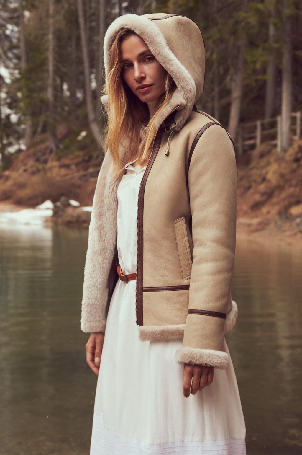 Women's Special Edition B-3 Bomber Sheepskin Fur & Shearling Jacket