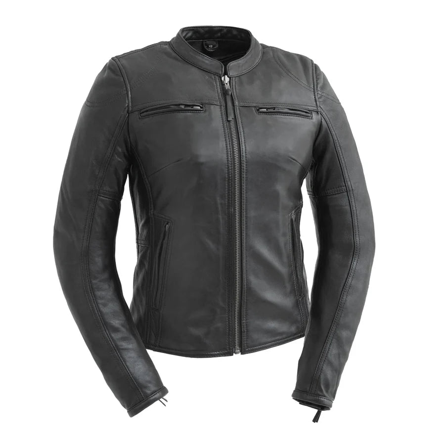 Women's Superstar Motorcycle Leather Jacket