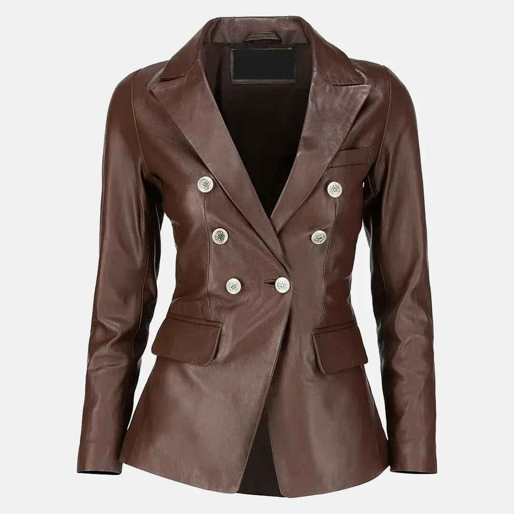 Women's Swelte Norma Leather Blazer