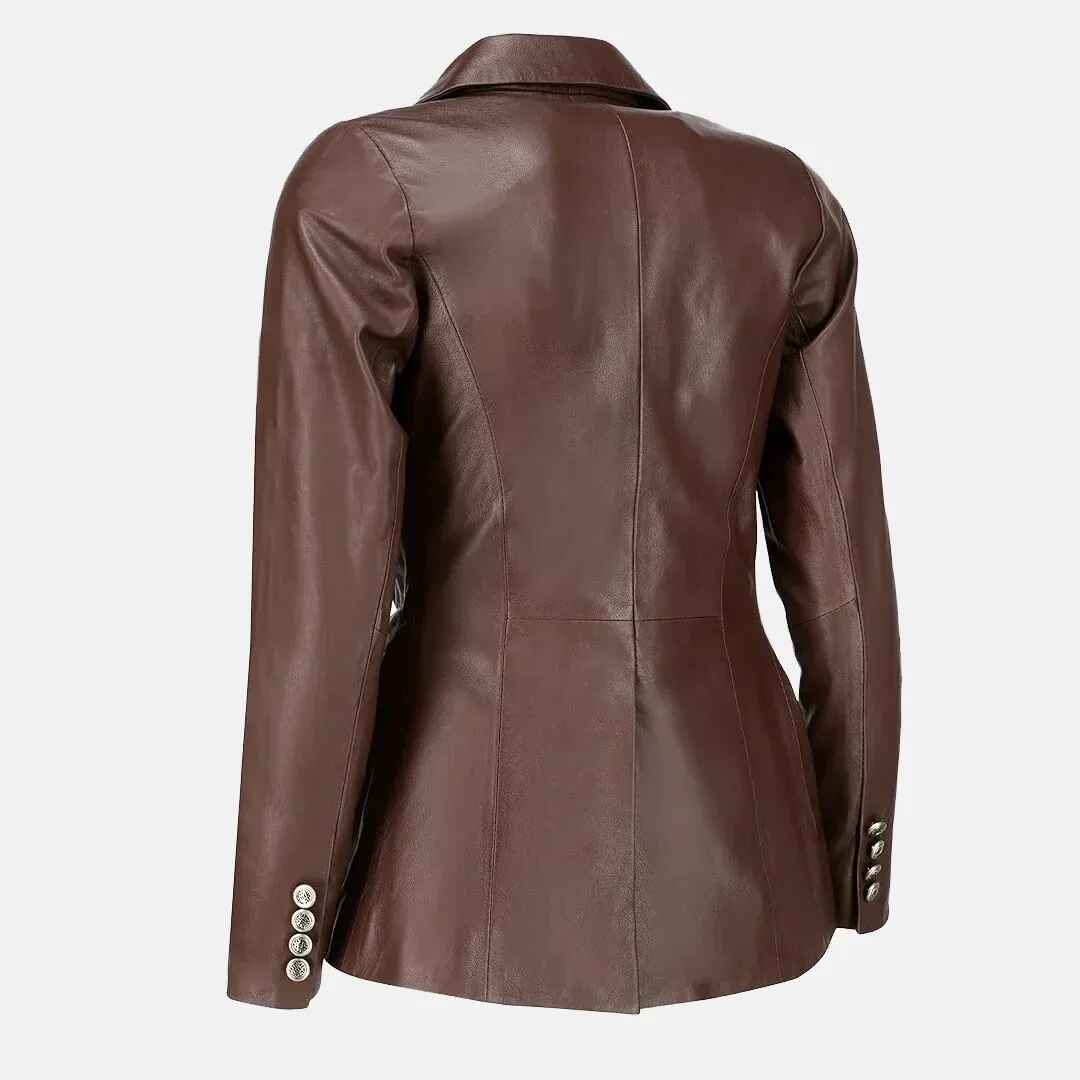 Women's Swelte Norma Leather Blazer