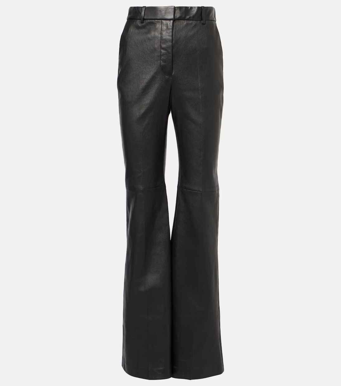 Women's Tafira Mid Rise Flared Leather Pant