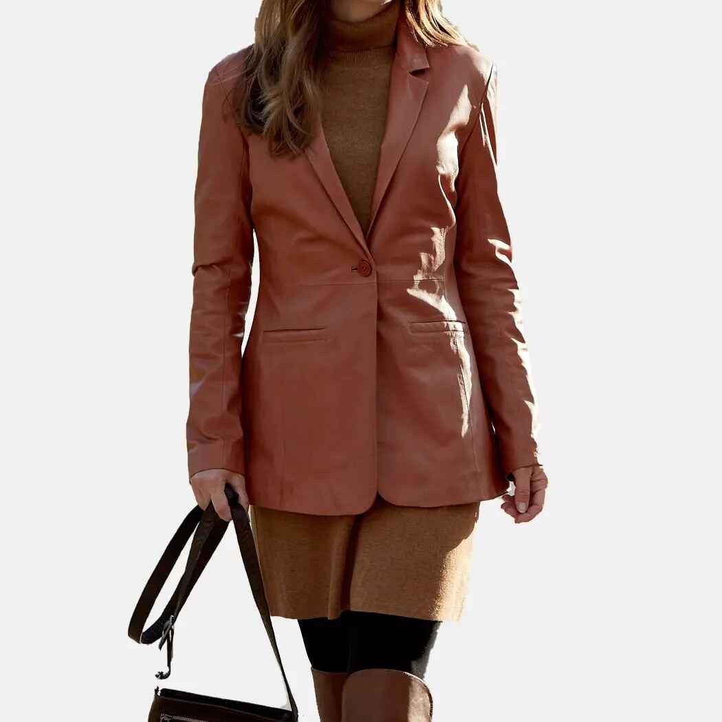 Women's Vogue Velocity Leather Blazer