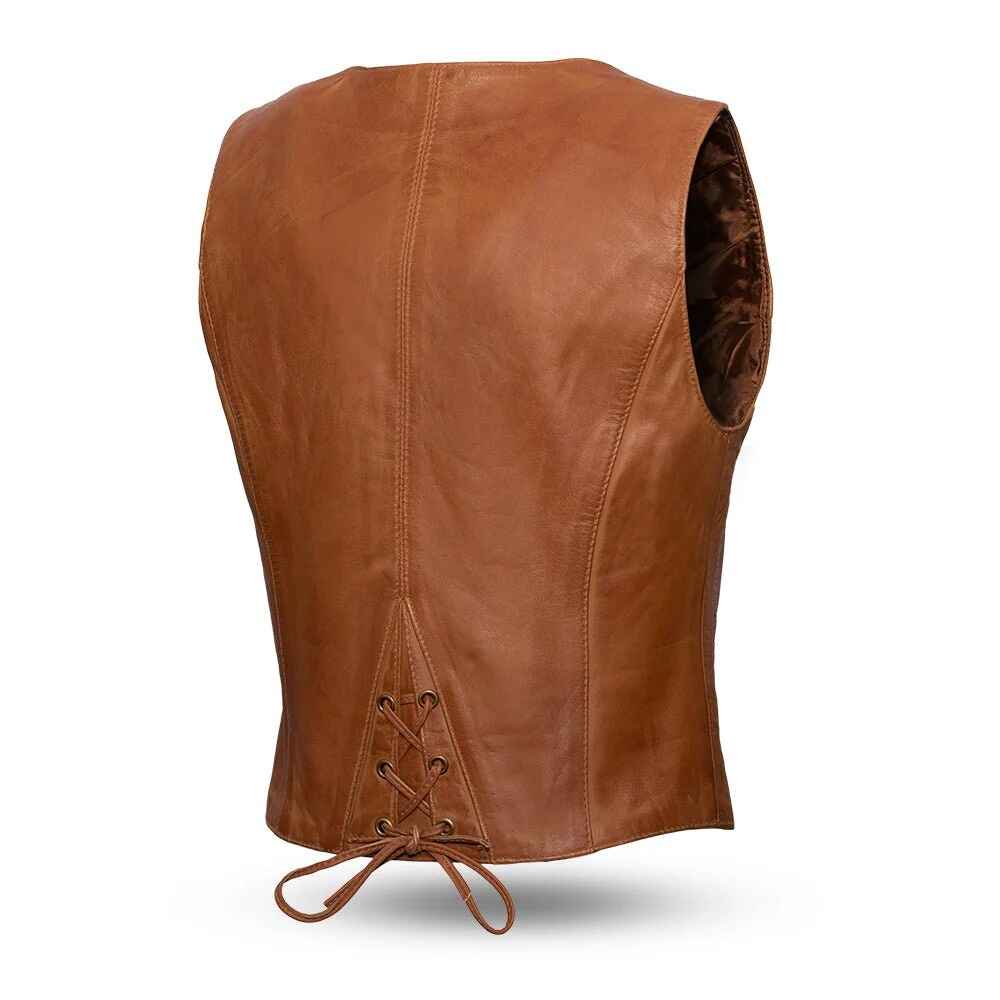 Women's Western Style Savannah Leather Motorcycle Jacket