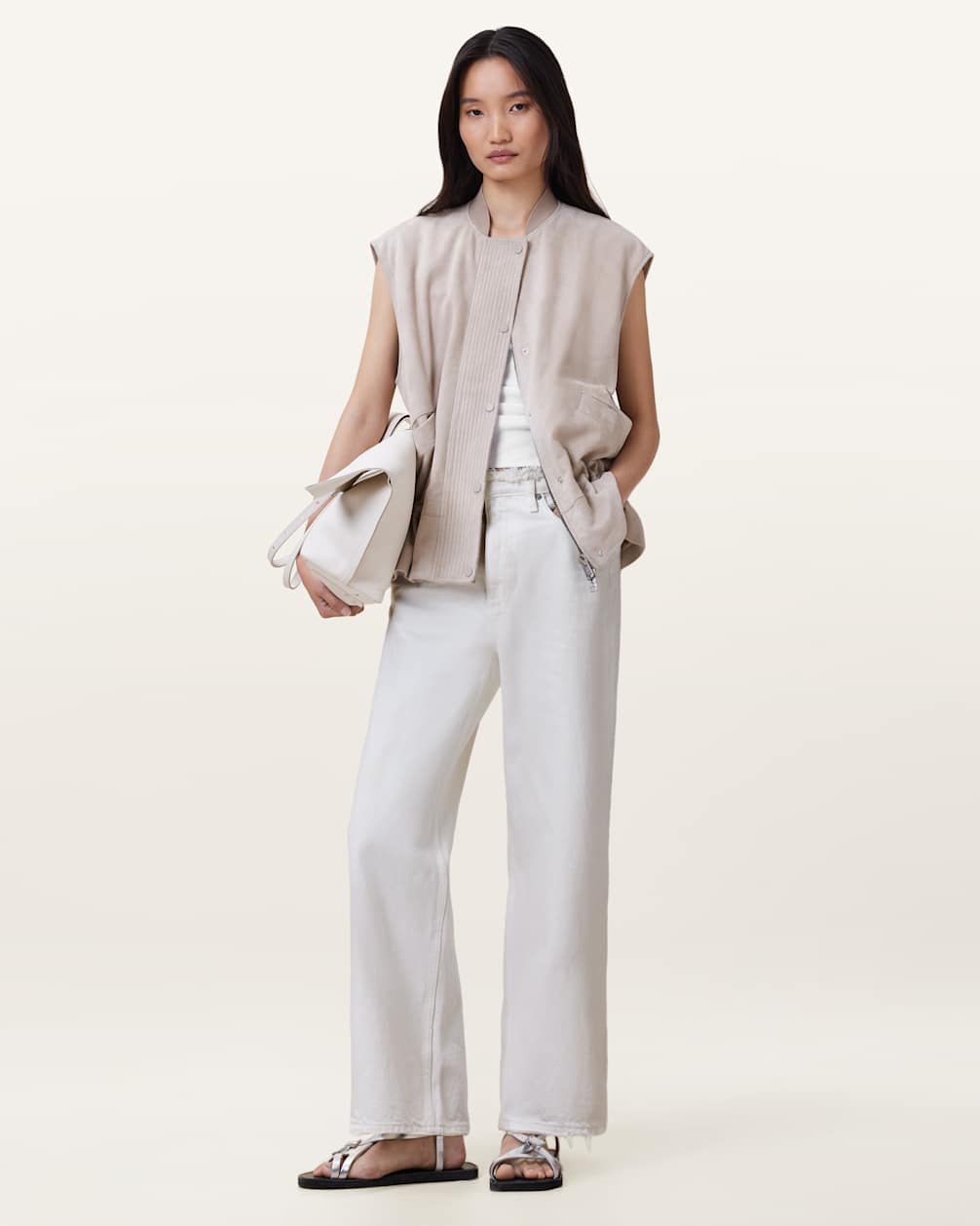 Women's White Denim Jeans