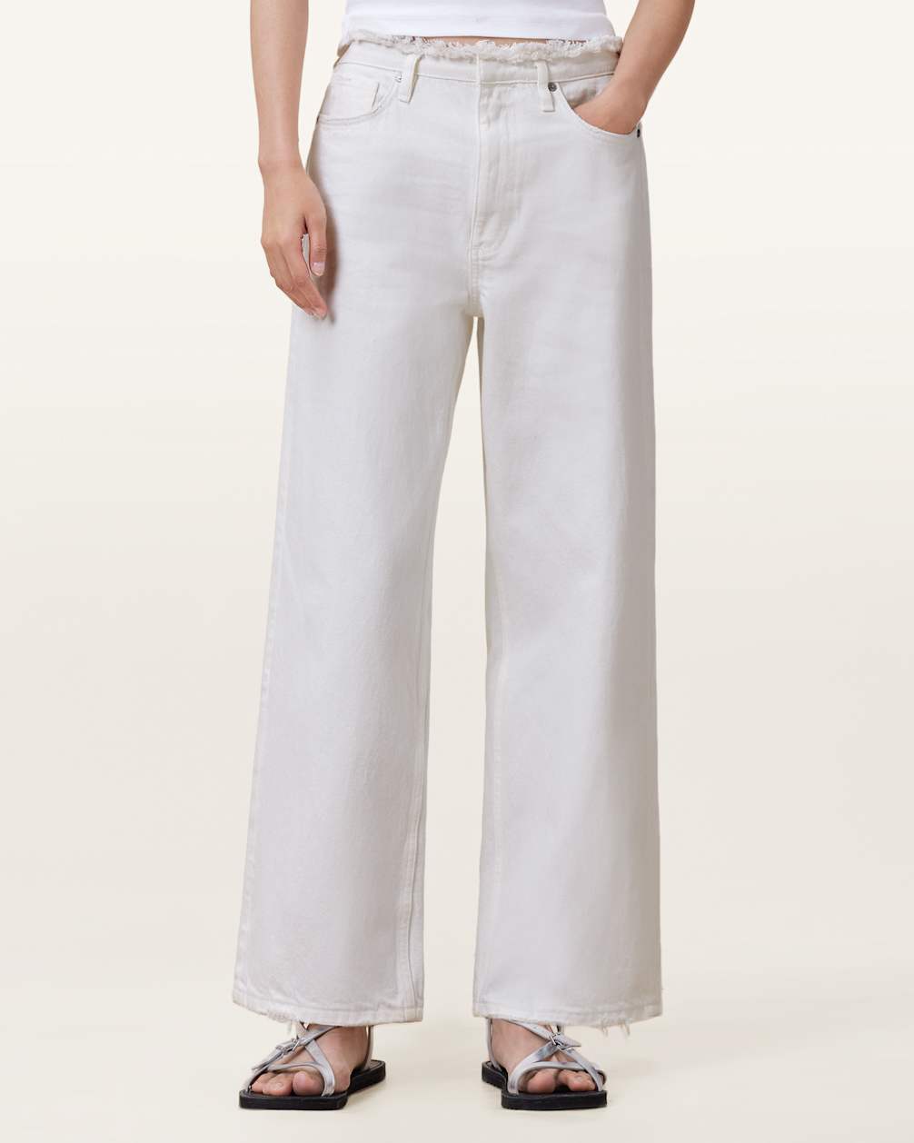 Women's White Denim Jeans