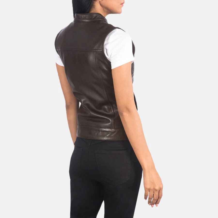 Women's Rayne Moto Leather Vest