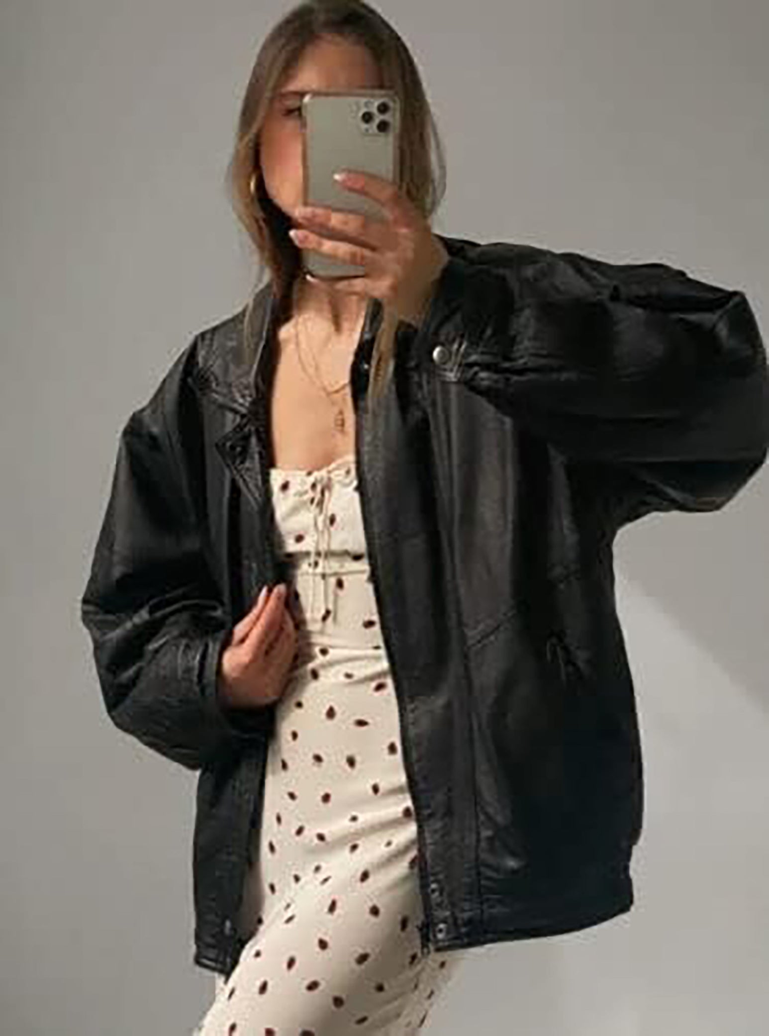 Women's Black Oversized Jacket